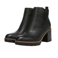Naturalizer Womens Madalynn Ankle Bootie Size 8 Wide Black Water Repellent NIB