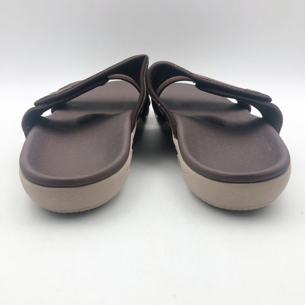 Spenco Womens KHOLO NUEVO Comfort Slide Sandals 9.5 WIDE Brown French Toast NWT