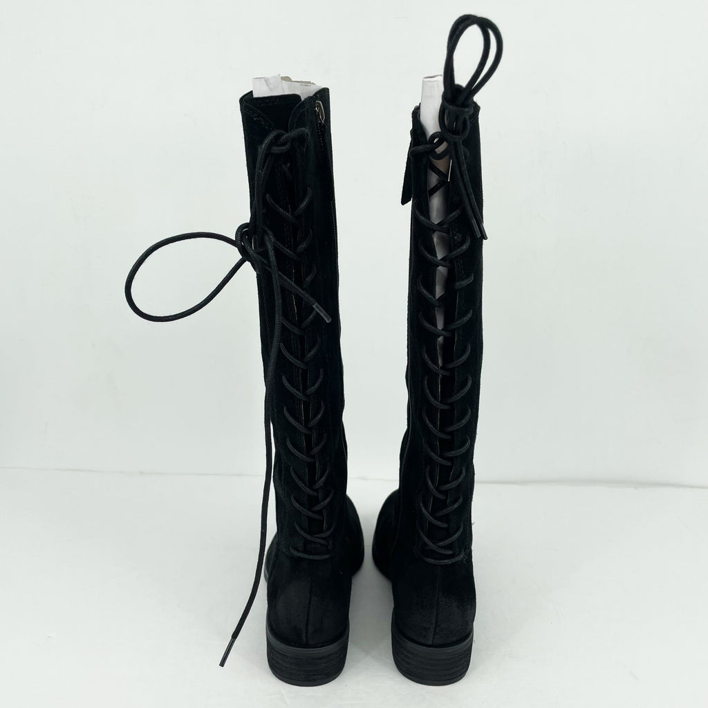 Sofft Womens Sharnell II Knee High Boot US 8 M EU 39 Black Suede Waterproof NWOB