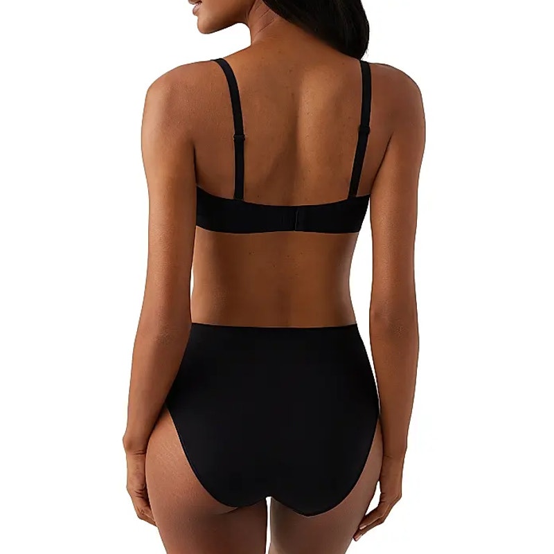 WACOAL Comfort First Strapless T-Shirt Bra 36D Black Seamless Convertible NWT