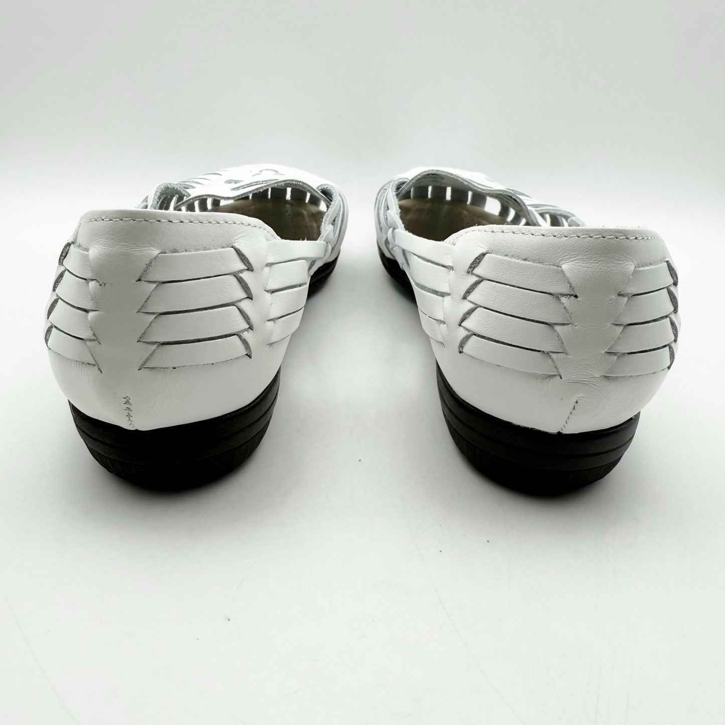 Comfortiva Womens Trinidad Sandals US 11 Wide EU 41-42 White Leather NIB