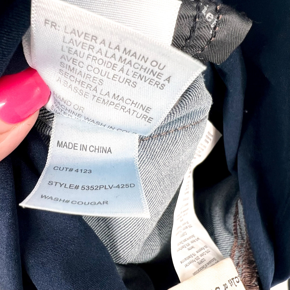 ARTICLES OF SOCIETY Maternity Skinny Jegging Size 25 US 0 Dark Blue NWOT