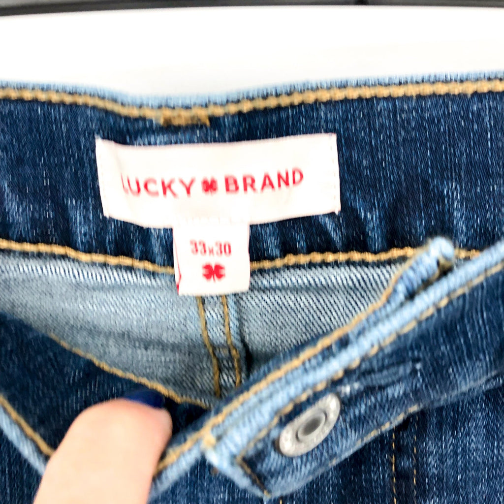 LUCKY BRAND Men's 363 Vintage Straight Jeans 33x30 Blue Dawson Coolmax NWT