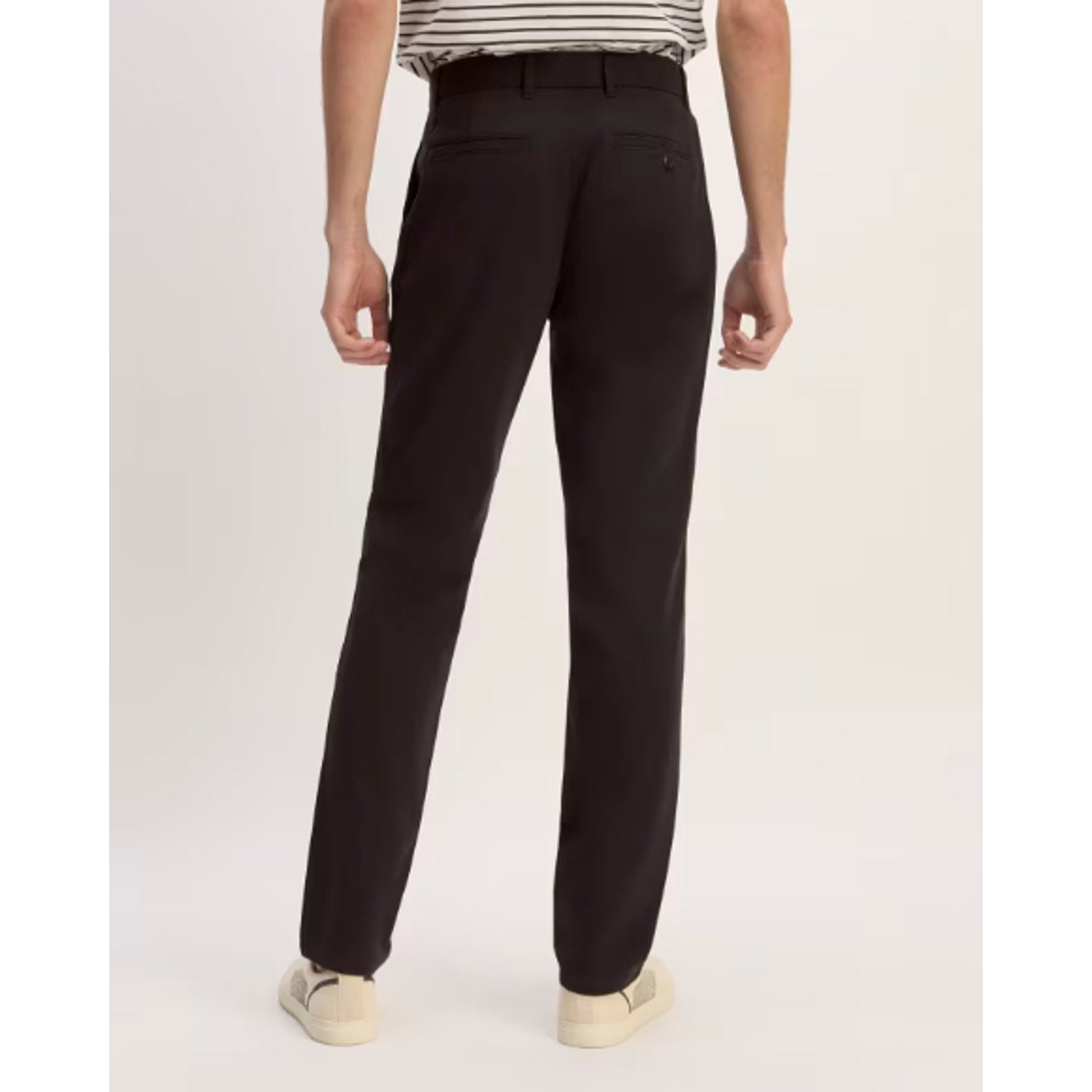 Everlane Uniform Men's Performance Chino Pants 32 X 32 Black Flat Front NWT