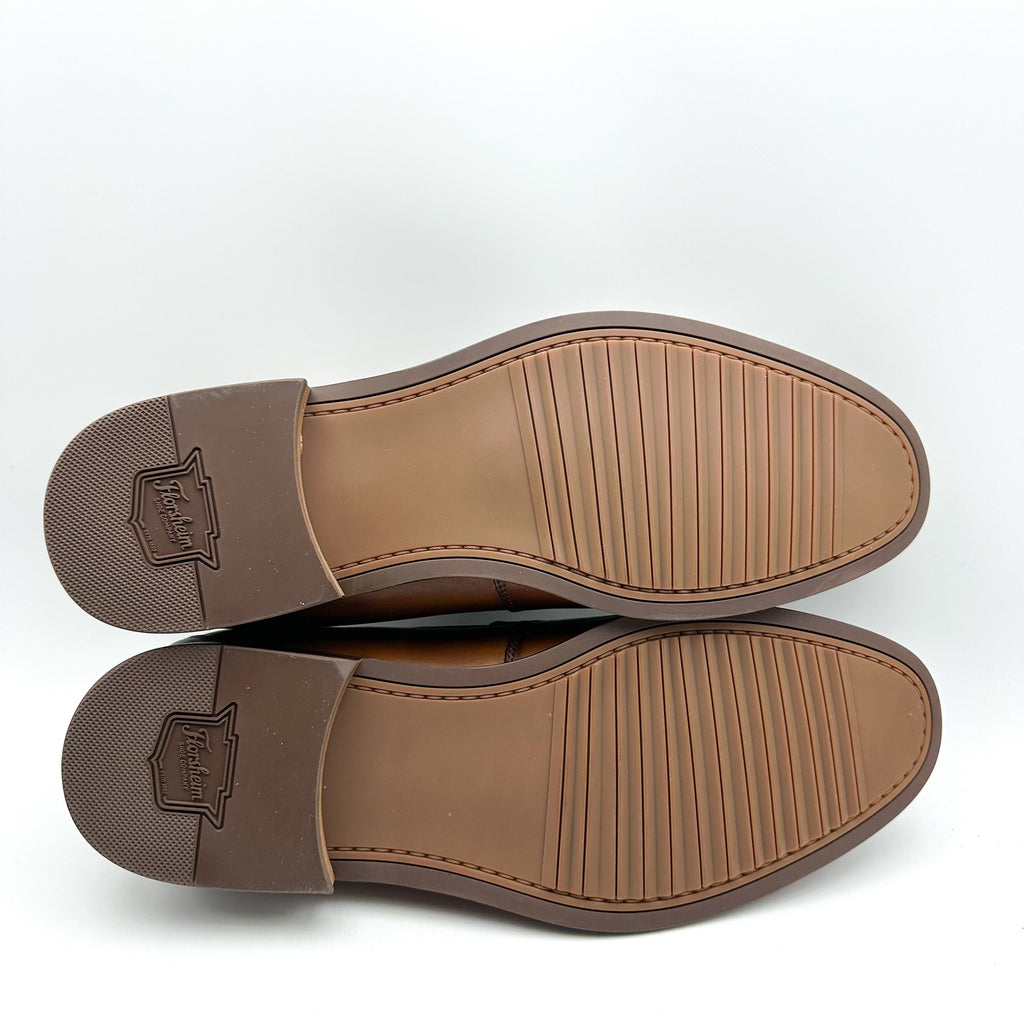 Florsheim Mens Rubano Moc Toe Penny Loafer US 11 Wide Cognac Brown Leather NWOB
