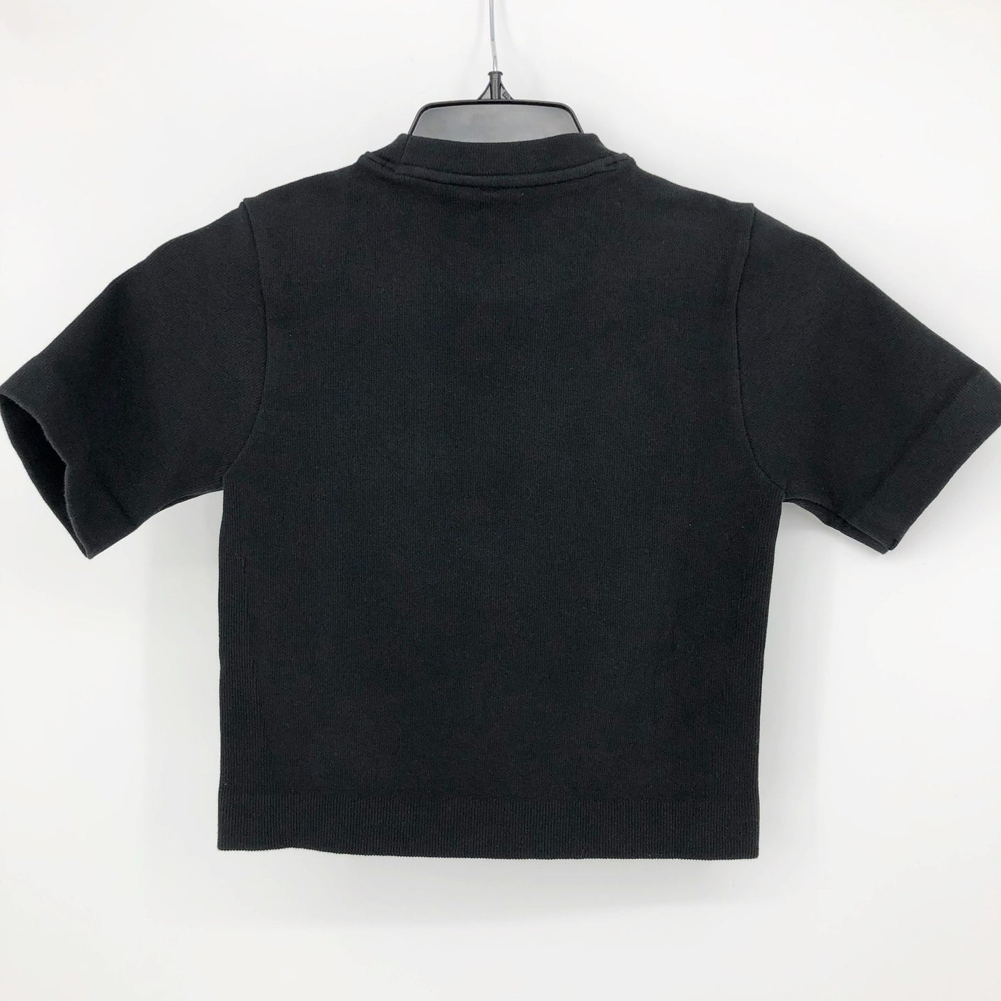 Everlane Womens The Seamless Crop Tee Short Sleeve XS/Small Black NWOT