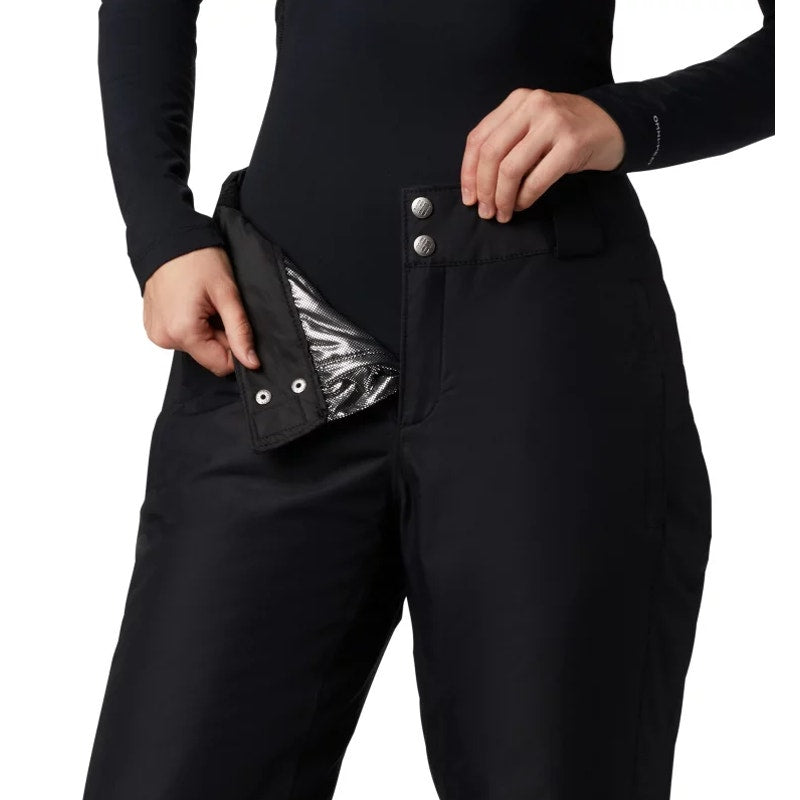 COLUMBIA Women's Bugaboo Snow Pants 1X Black Omni Heat Waterproof NWT