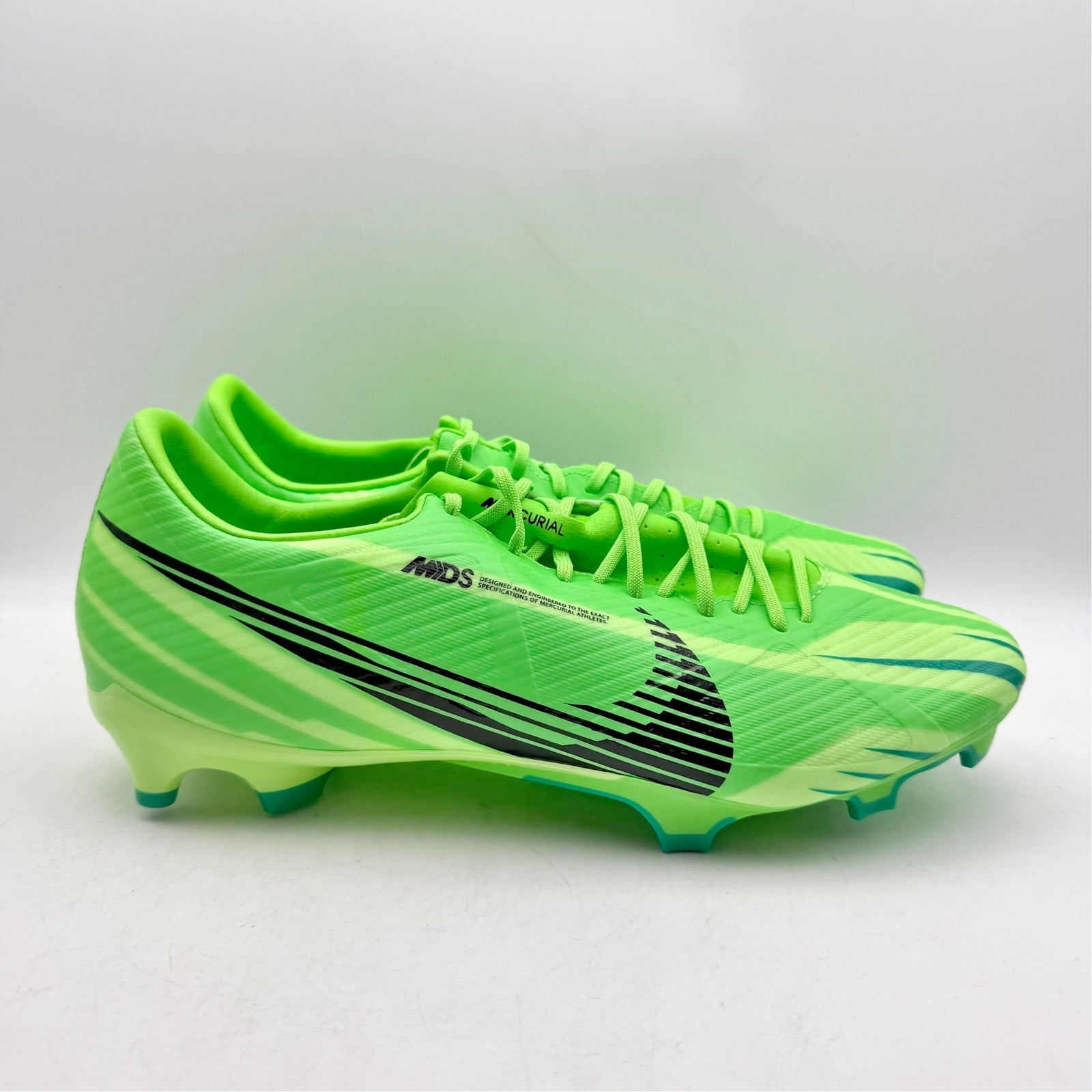 Nike Mens Zoom Mercurial Vapor 15 MG Soccer Cleats US 11.5 Green FJ7200-300 NWOB