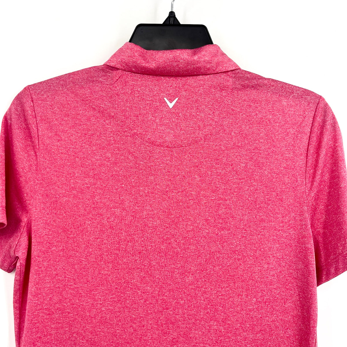 Callaway Womens Golf Polo Shirt XS Pink Quarter Zip Short Sleeve NWT