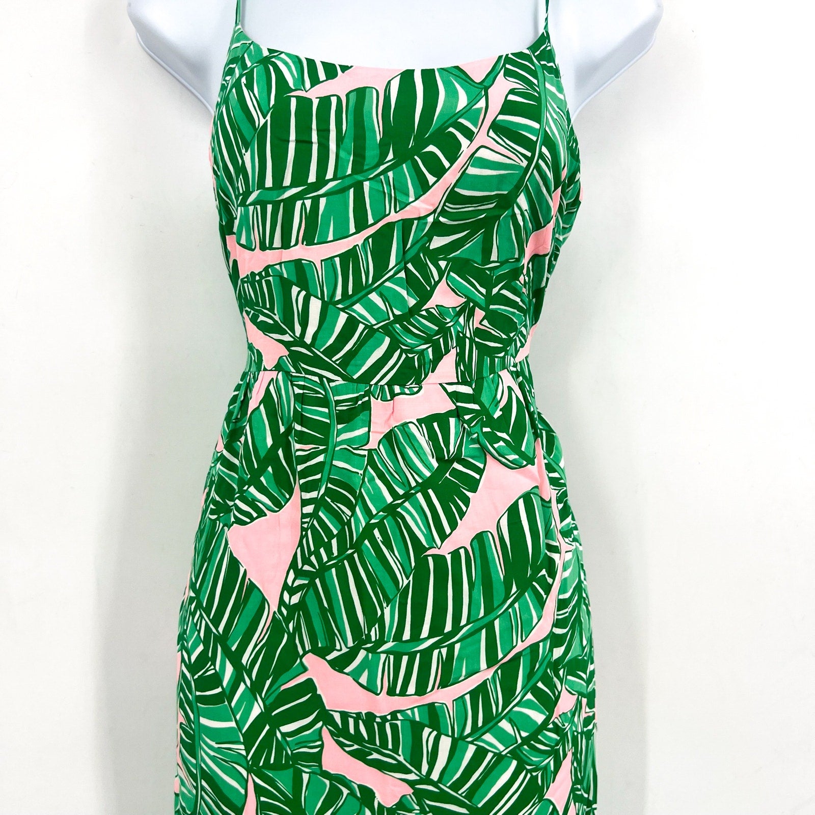 LILLY PULITZER Womens Teresa Maxi Dress XS Green Pink Lets Go Bananas NWT