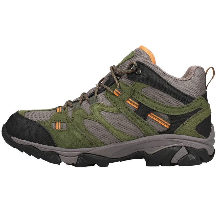 Hi-Tec Mens Ht Ravus Mid Hiking Ankle Boots US 13 EU 46 Green Waterproof NWOB