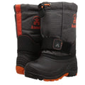 Kamik Kids Rocket Snow Boots US 13 Wide Grey Black Waterproof NIB