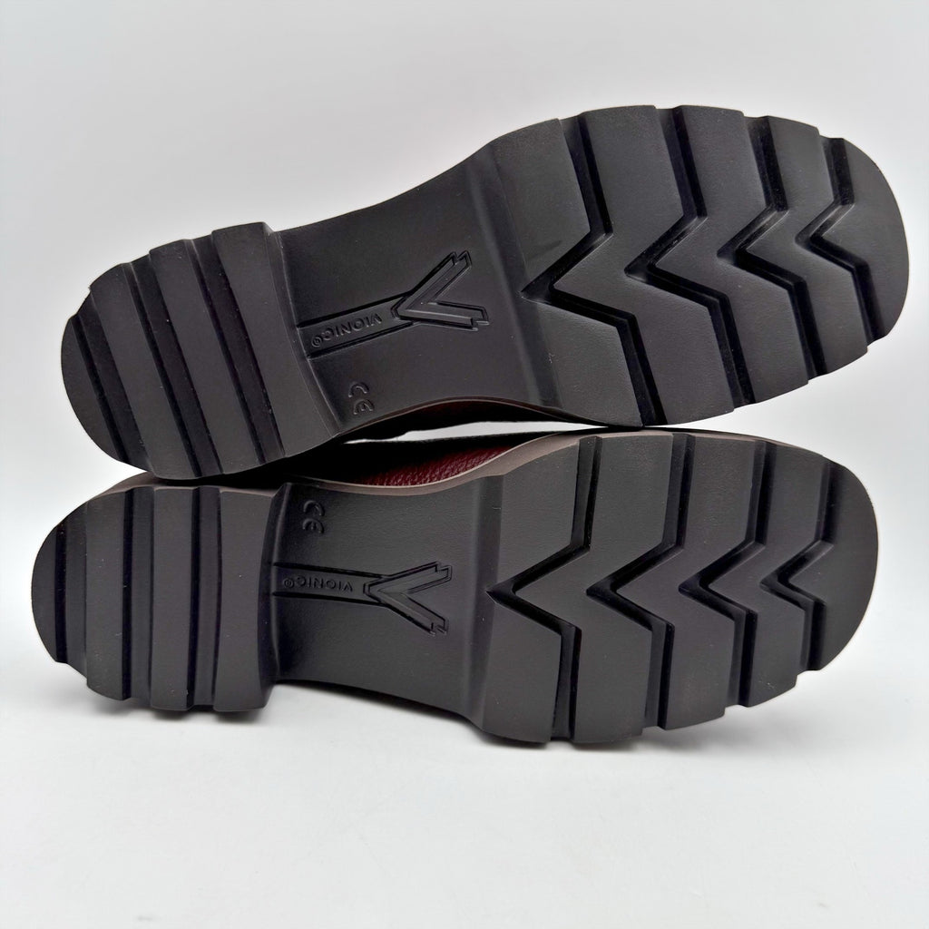 Vionic Womens Fairfax Clogs US 6 M EU 36 Red Vegan Leather Slip On NIB