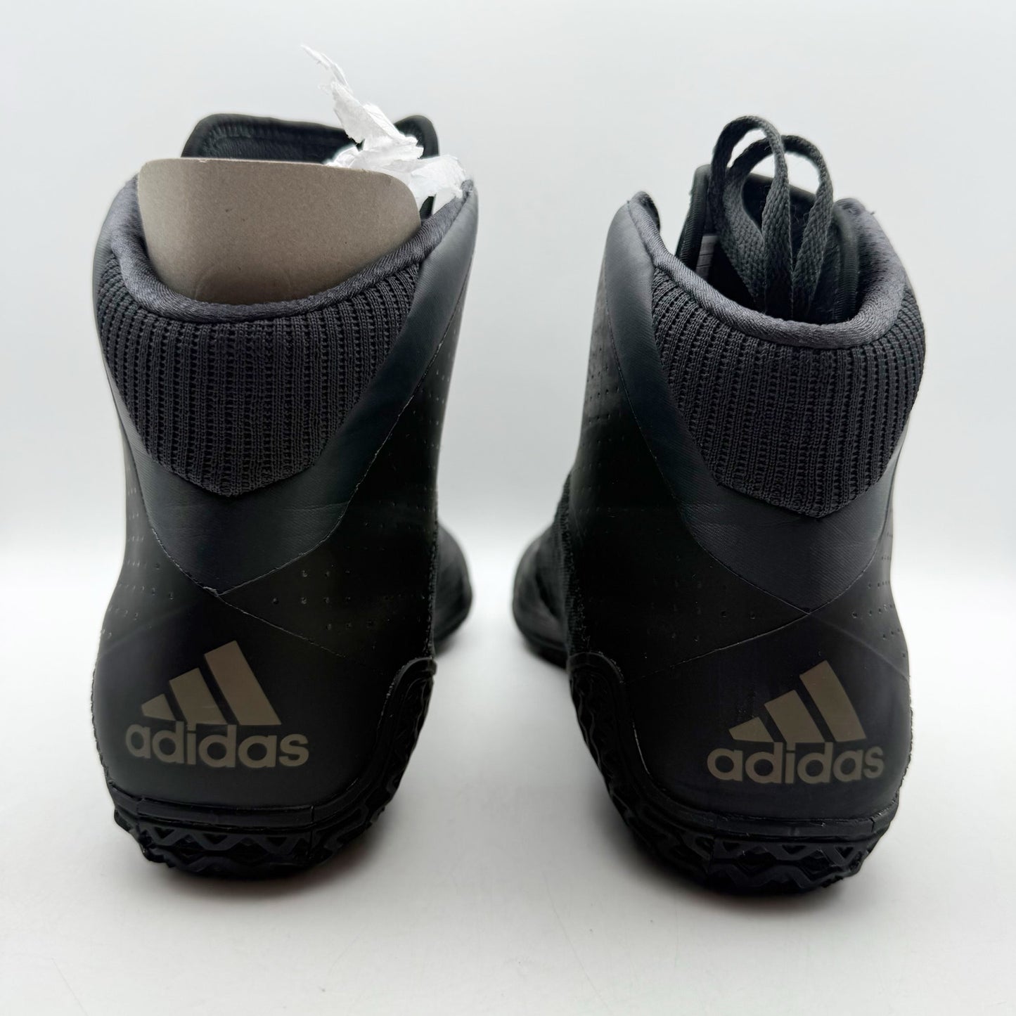 Adidas Mens Mat Wizard 4 Wrestling Shoes US 11 Black Grey Athletic NIB