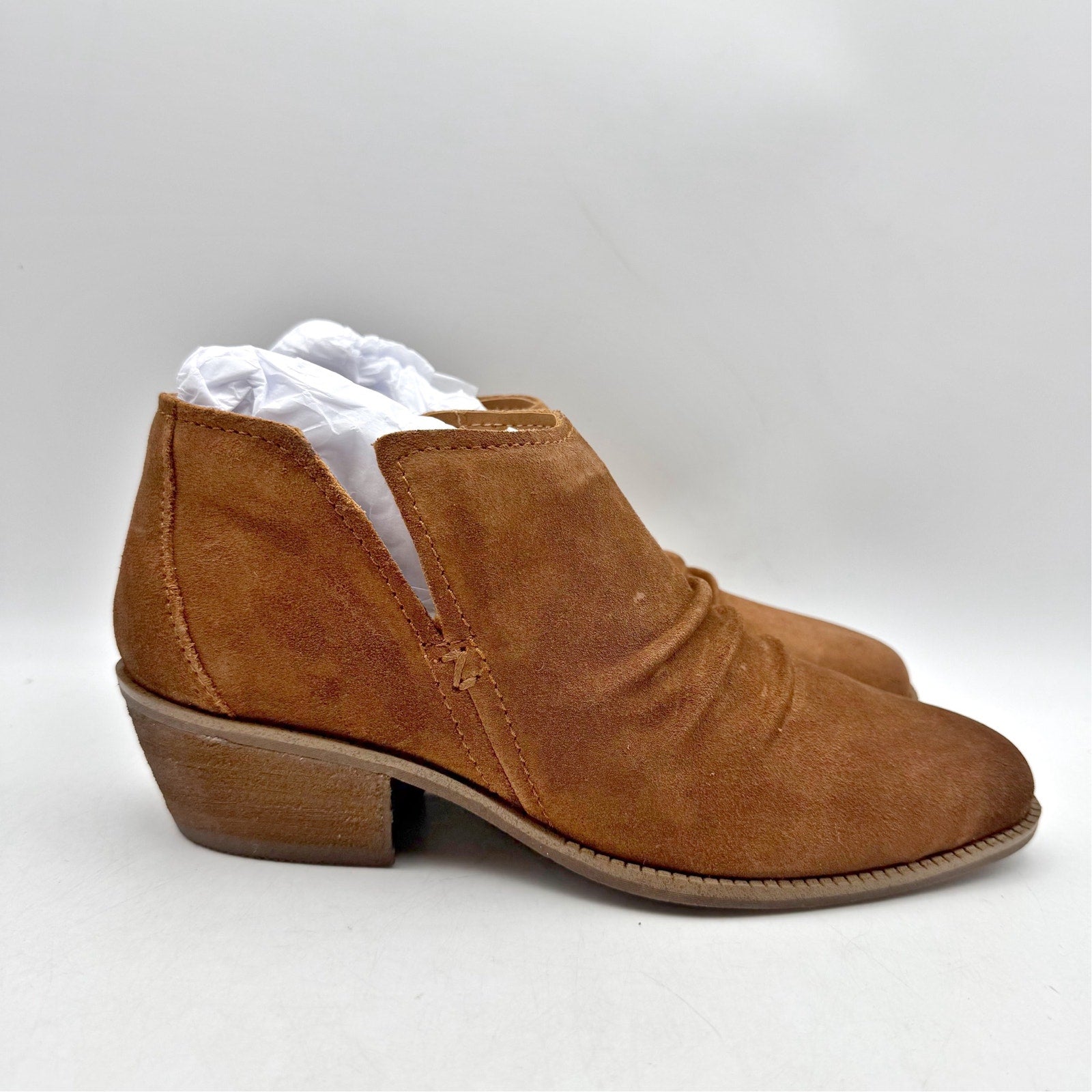 Zodiac Womens Hope Ankle Booties US 6 Brown Suede NWOB