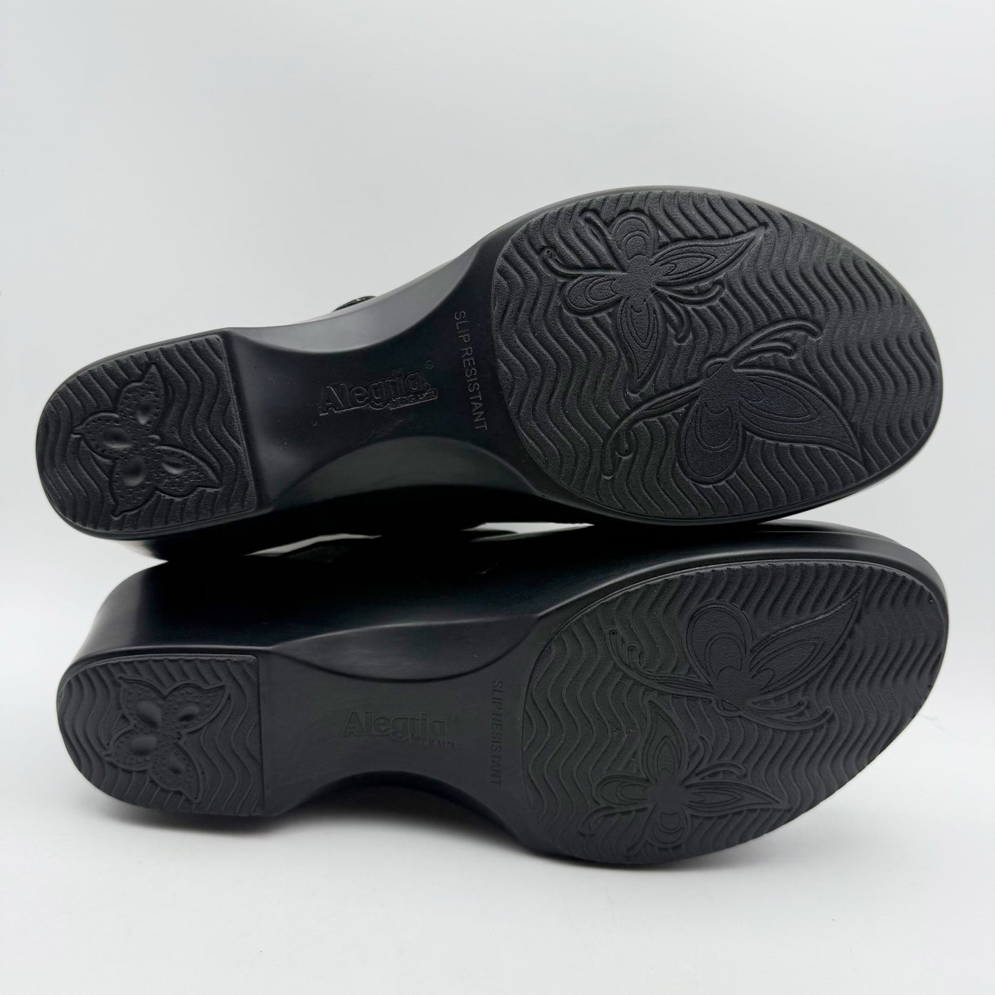 Alegria Womens Opheliah Clogs EU 42 US 11.5-12 Black Leather NIB