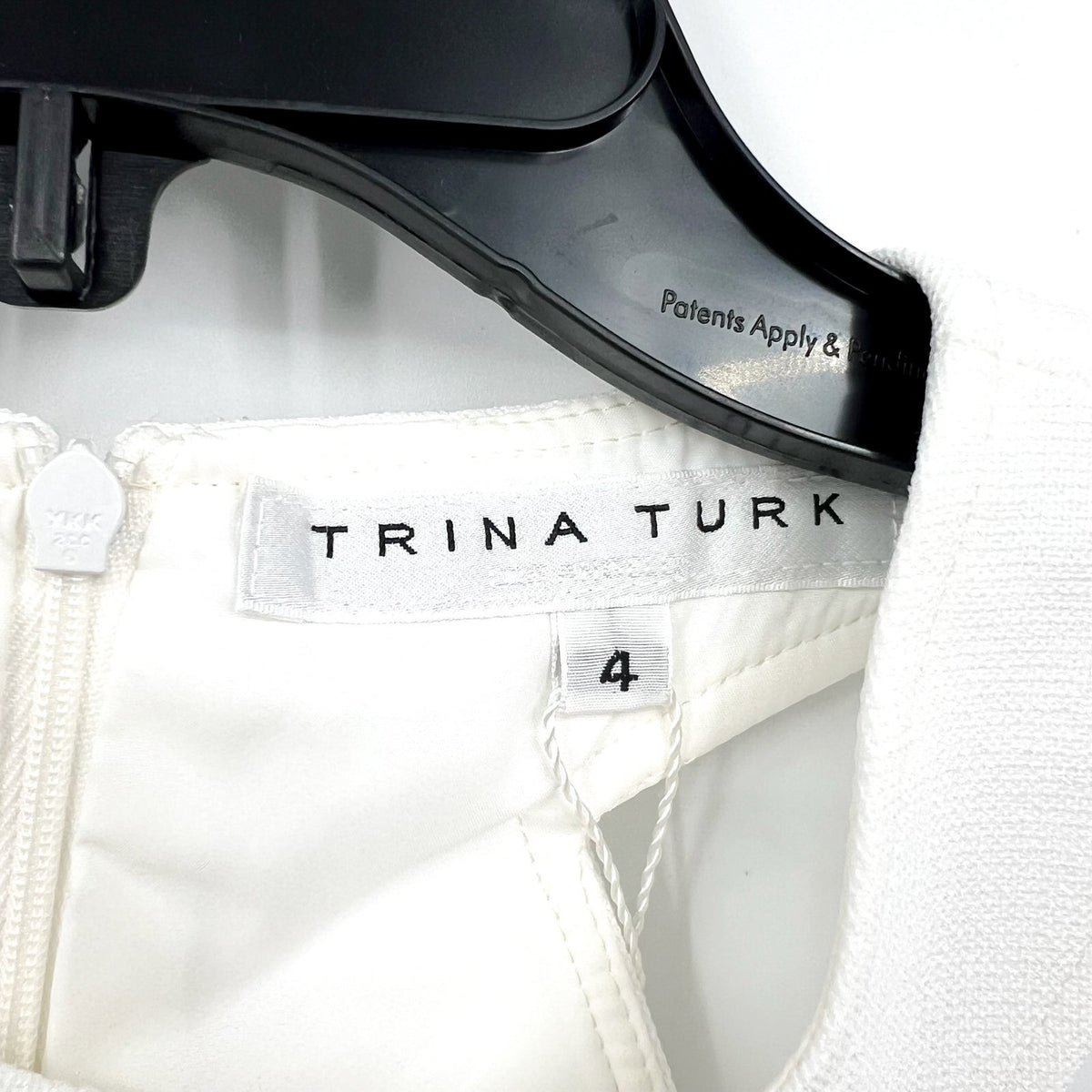 TRINA TURK Women's Halter Triton Dress Size 4 Gulfstream White Multi Floral NWT