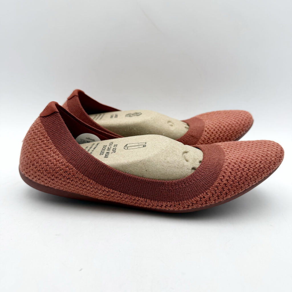 Allbirds Womens Tree Breezer Flats US 5 EU 35 Maroon Red Slip On NIB