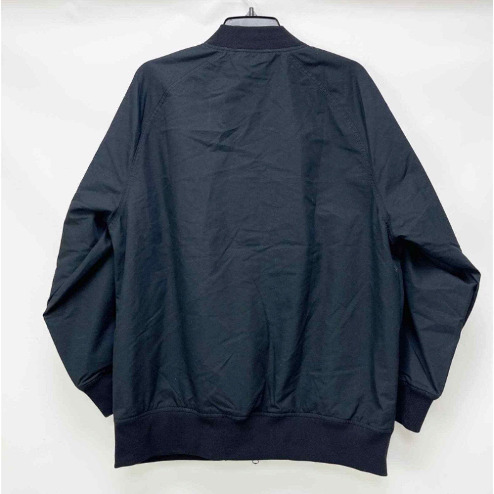 Everlane Womens Cotton Bomber Jacket Small Black Oversized NWT