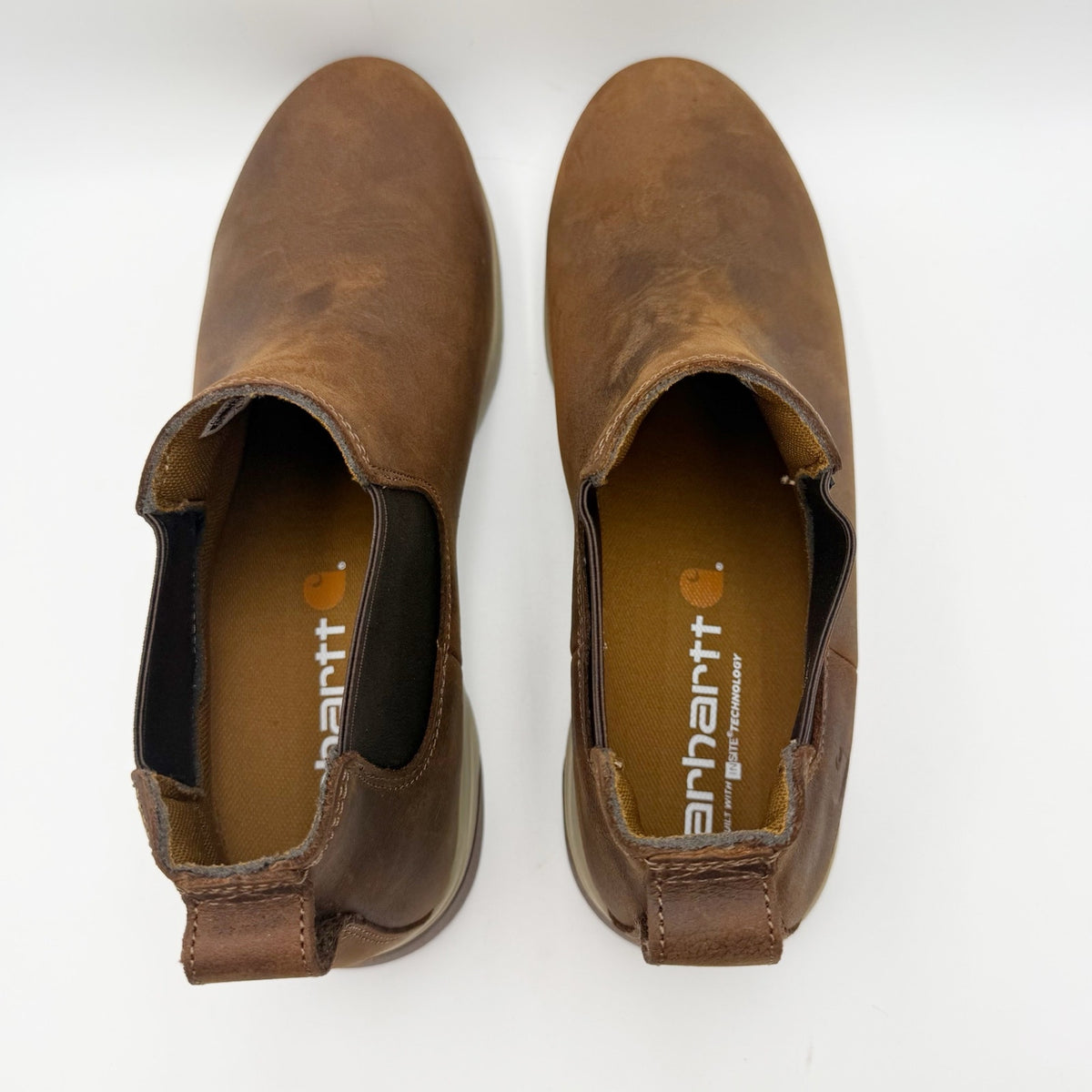 Carhartt Mens Force 4" Romeo Ankle Boots Size 14 Wide Brown Water Resistant NIB