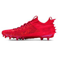 Under Armour Mens Blur 2 MC Suede Molded Football Cleats Size 8.5 Red NWOB