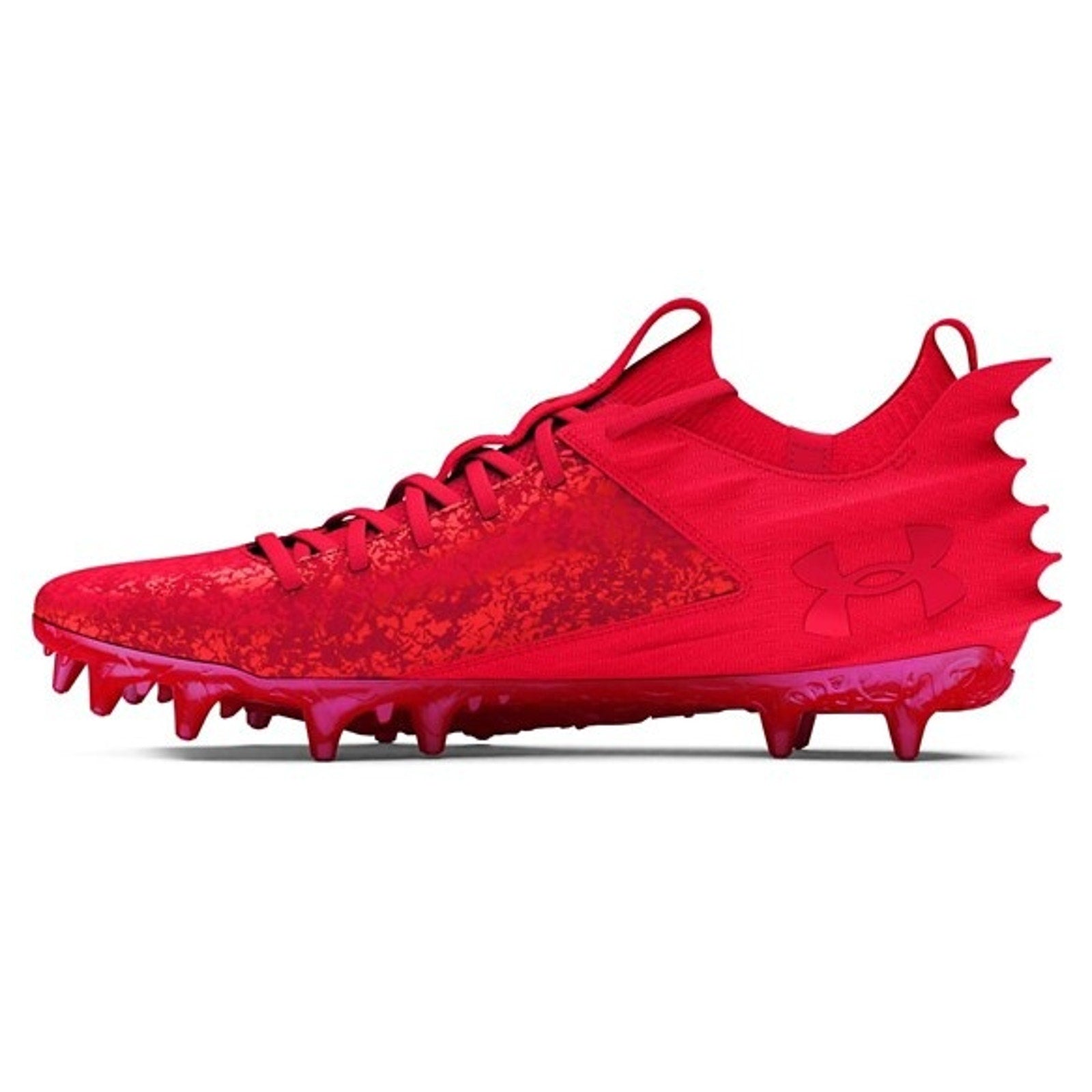 Under Armour Mens Blur 2 MC Suede Molded Football Cleats Size 8.5 Red NWOB