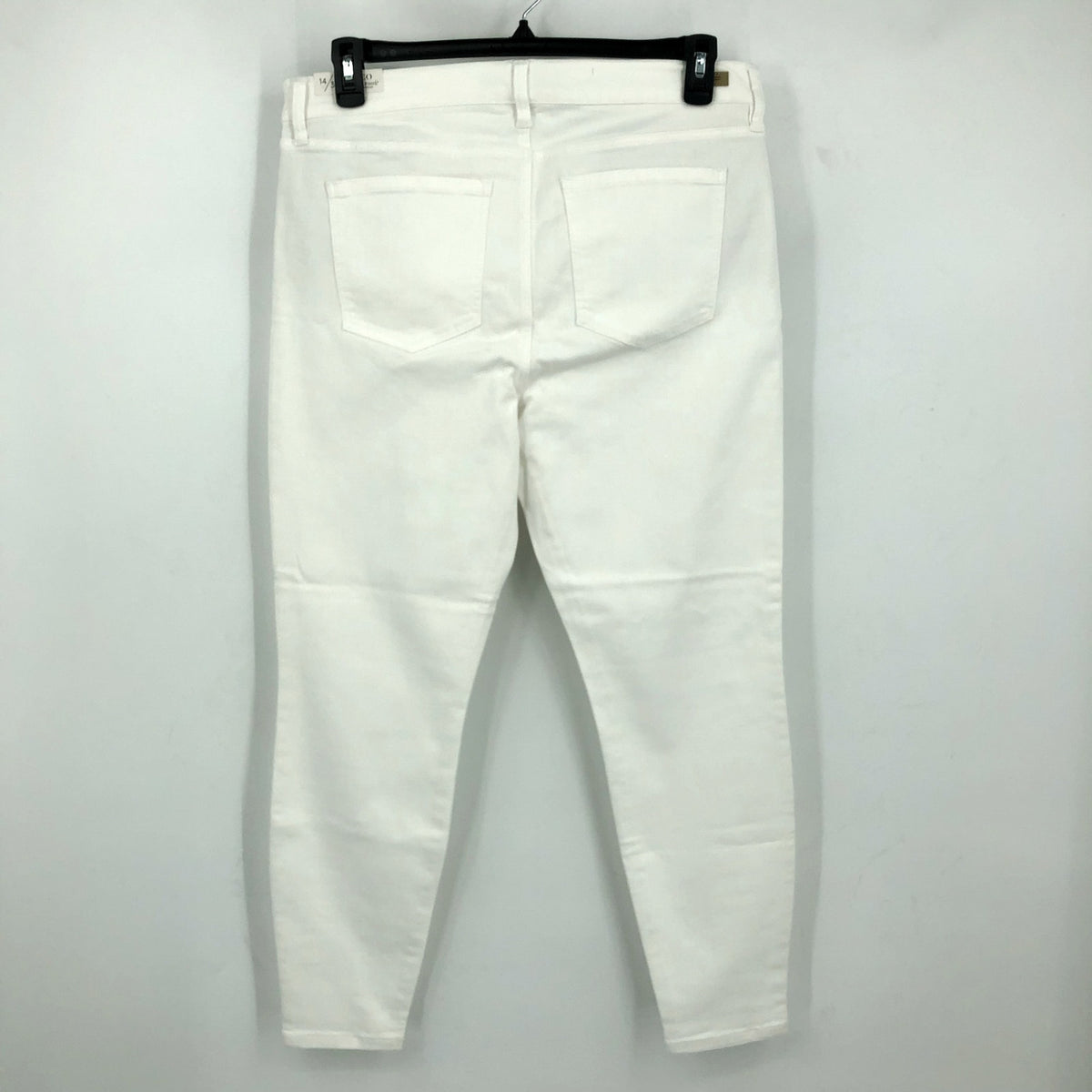 LIVERPOOL Abby Skinny Ankle Jeans Size 14 Bright White Mid Rise Stretch NWT