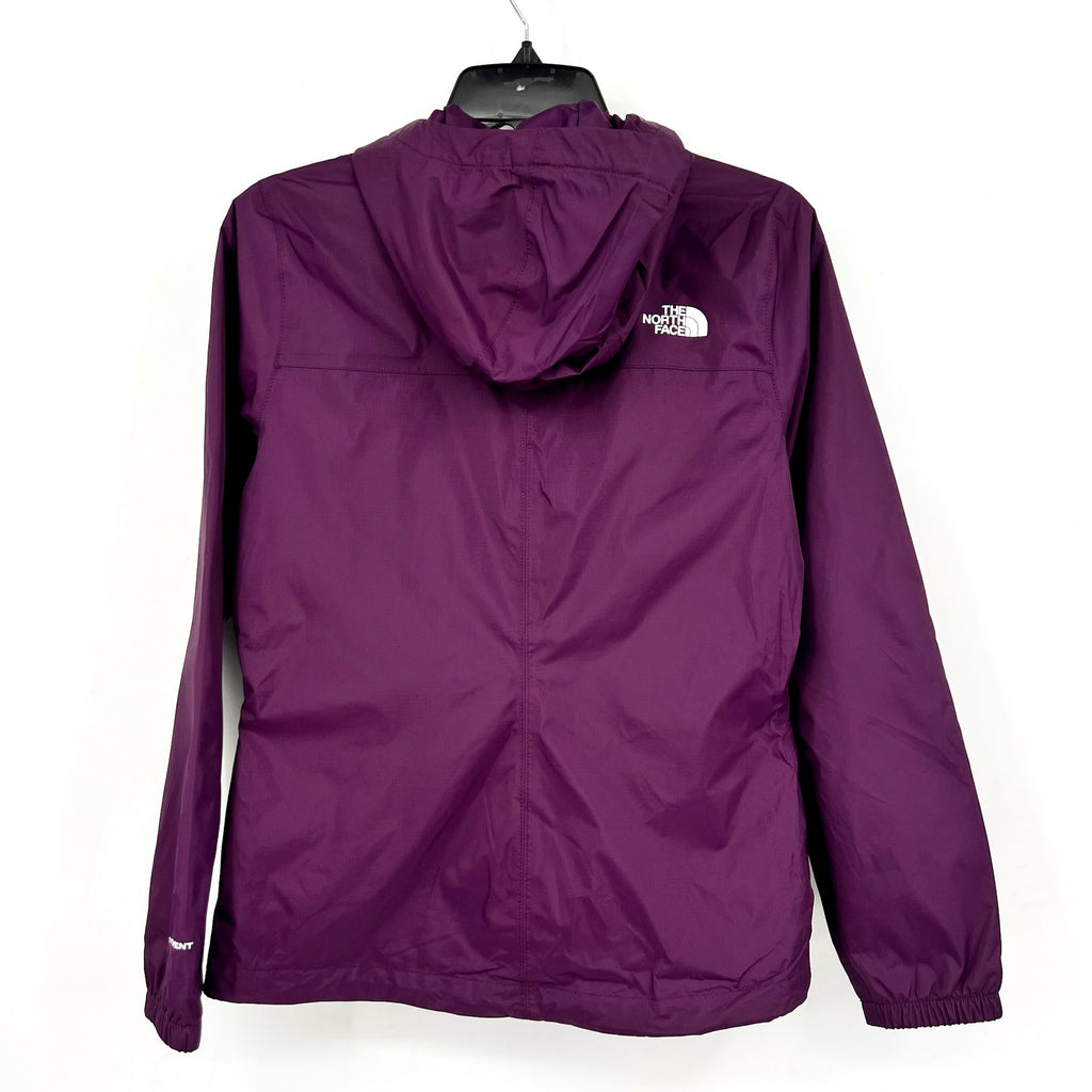 THE NORTH FACE Women's Antora Rain Hoodie Jacket XS Black Currant Purple NWT