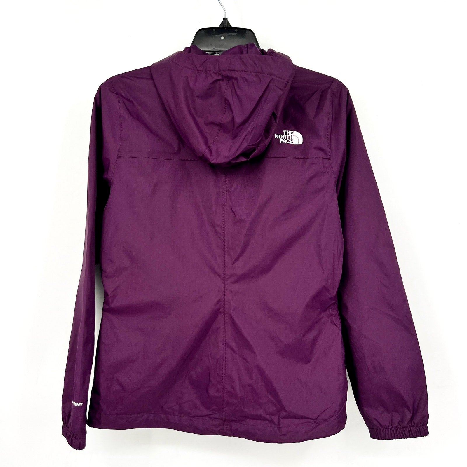 THE NORTH FACE Women's Antora Rain Hoodie Jacket XS Black Currant Purple NWT