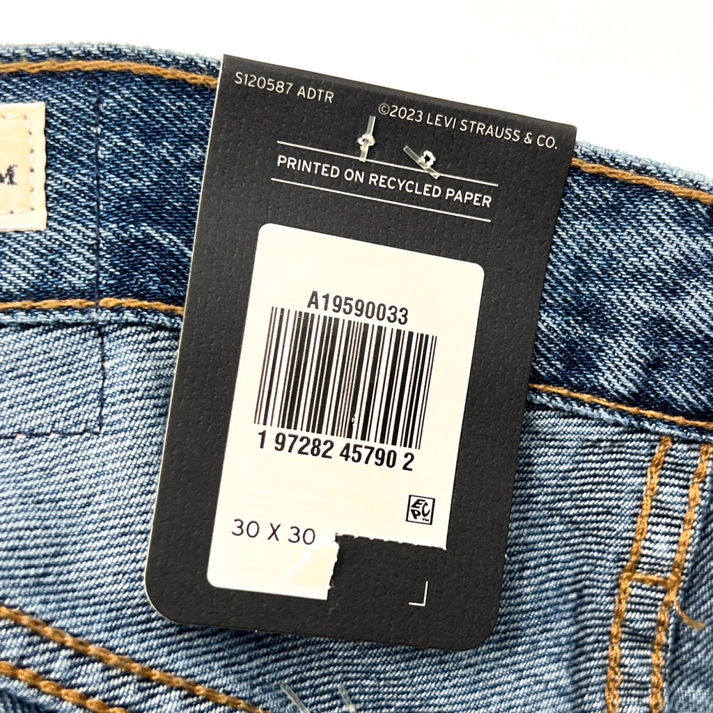 LEVI'S Womens 501 90s Straight Jean 30x30 10 Not My News Channel A19590033 NWT