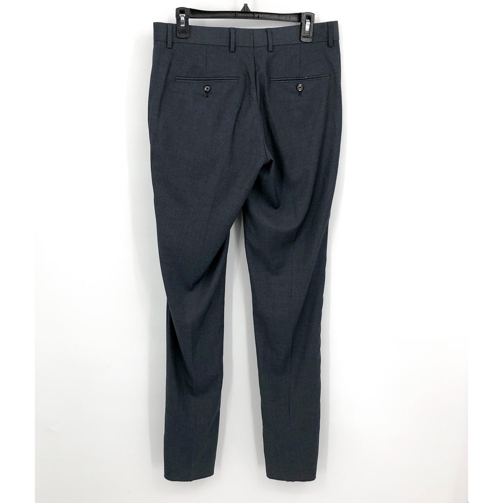 SOUL OF LONDON Men's Slim Fit Dress Pants Size 31R Gray Flat Front NWOT