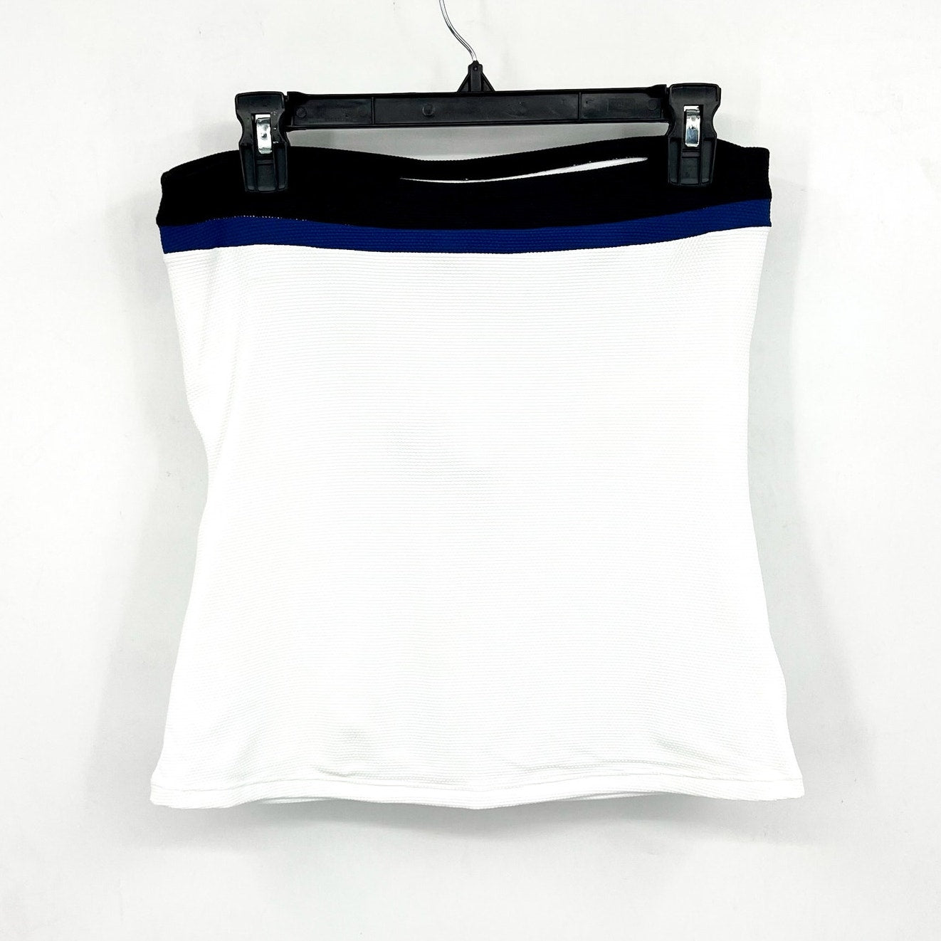 TOMMY BAHAMA Island Cays Colorblock Bandini Swim Top Medium White Blue NWT