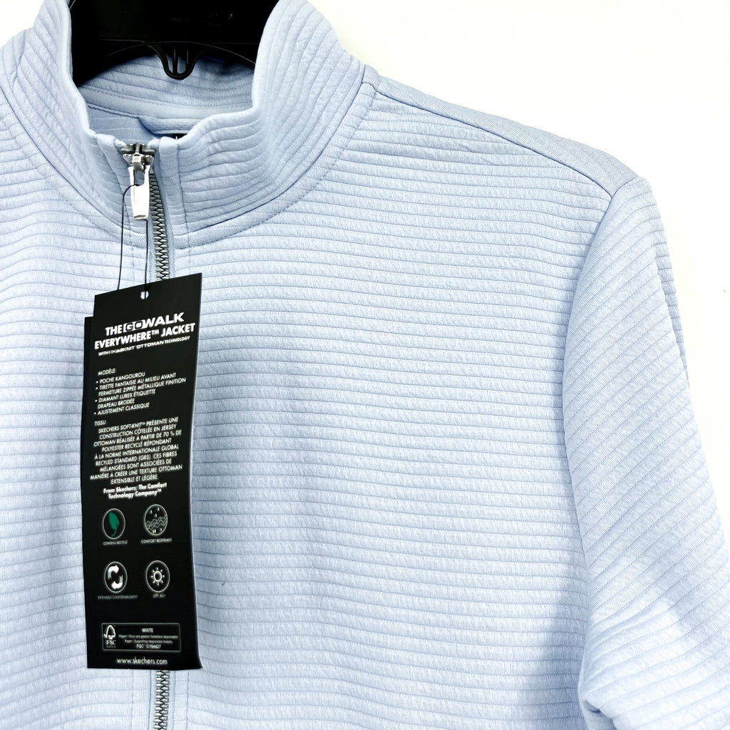 SKECHERS Women's GO WALK Everywhere Jacket XS Blue Full Zip NWT