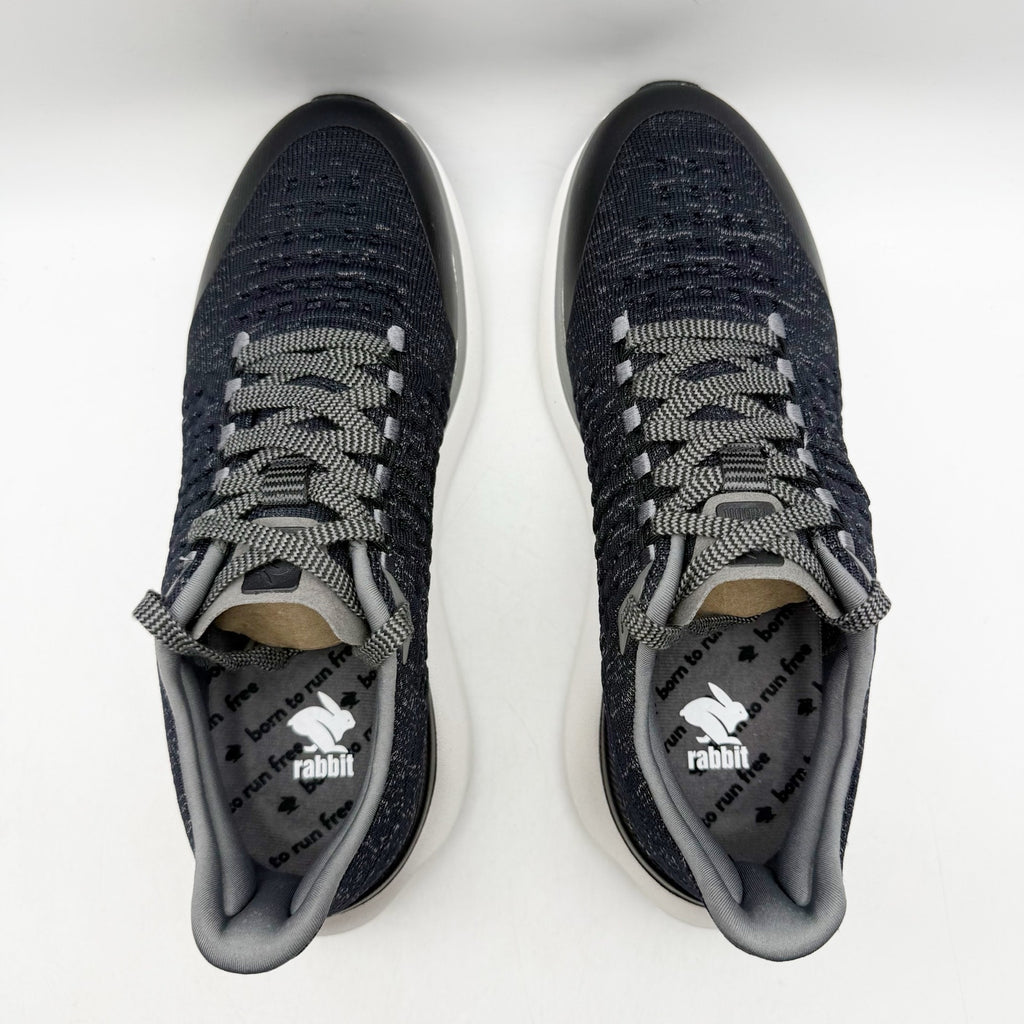 Rabbit Womens Dream Chaser Running Shoes Size 8 Black EU 38.5 Athletic NIB