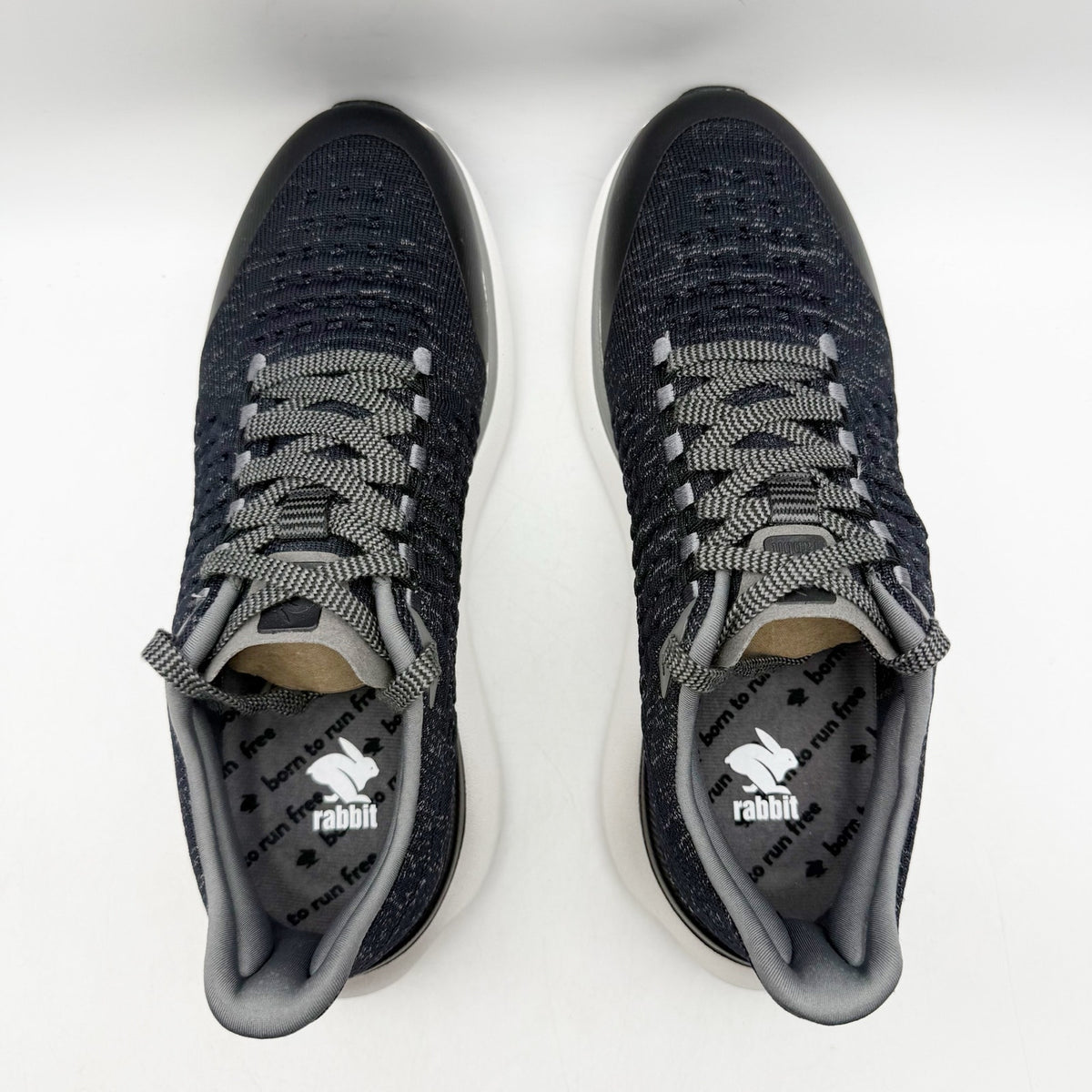 Rabbit Womens Dream Chaser Running Shoes Size 8 Black EU 38.5 Athletic NIB