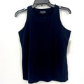 EILEEN FISHER Womens Organic Cotton Stretch Jersey Tank Small Dark Navy Blue NWT