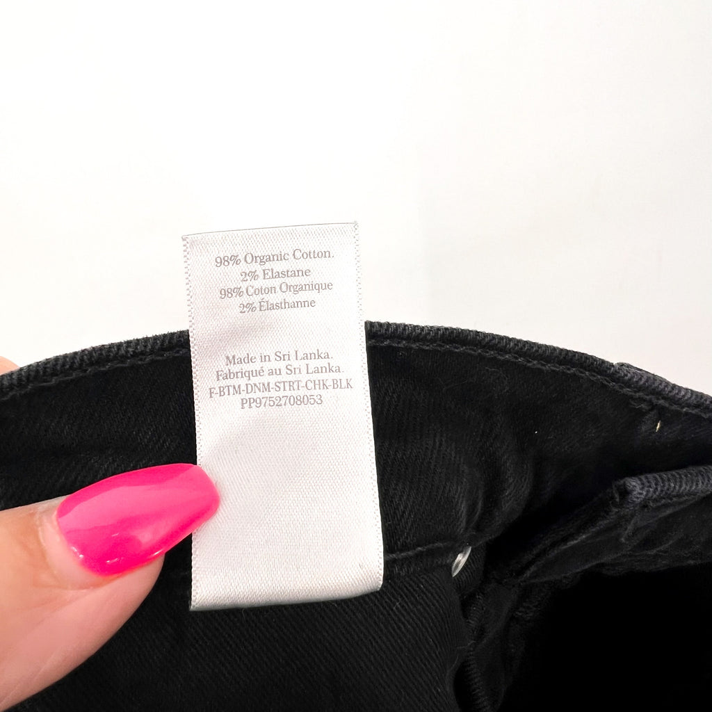 EVERLANE Women's The Original Cheeky Jeans Size 28 US 6 Reg Black Coal NWT