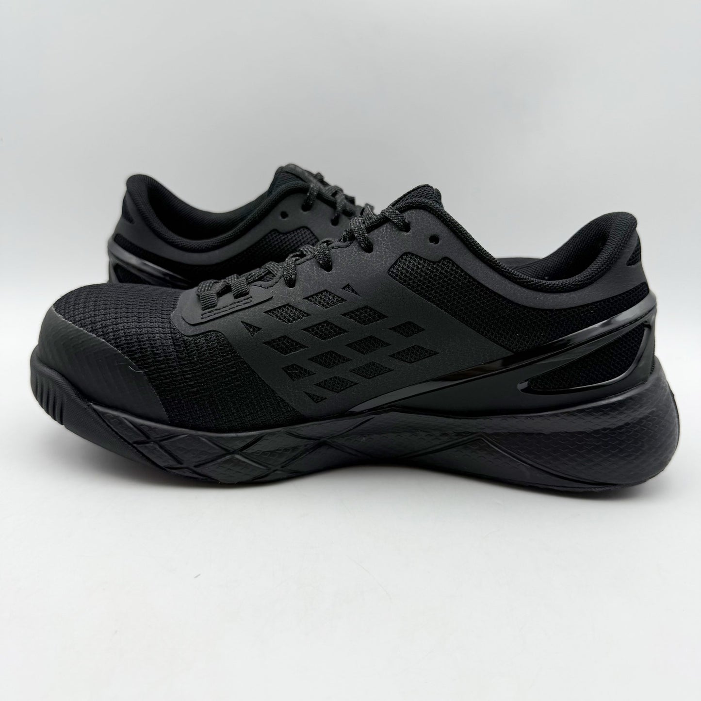 Reebok Womens Nanoflex TR EH Comp Toe Work Sneakers US 6.5 Wide Black NIB