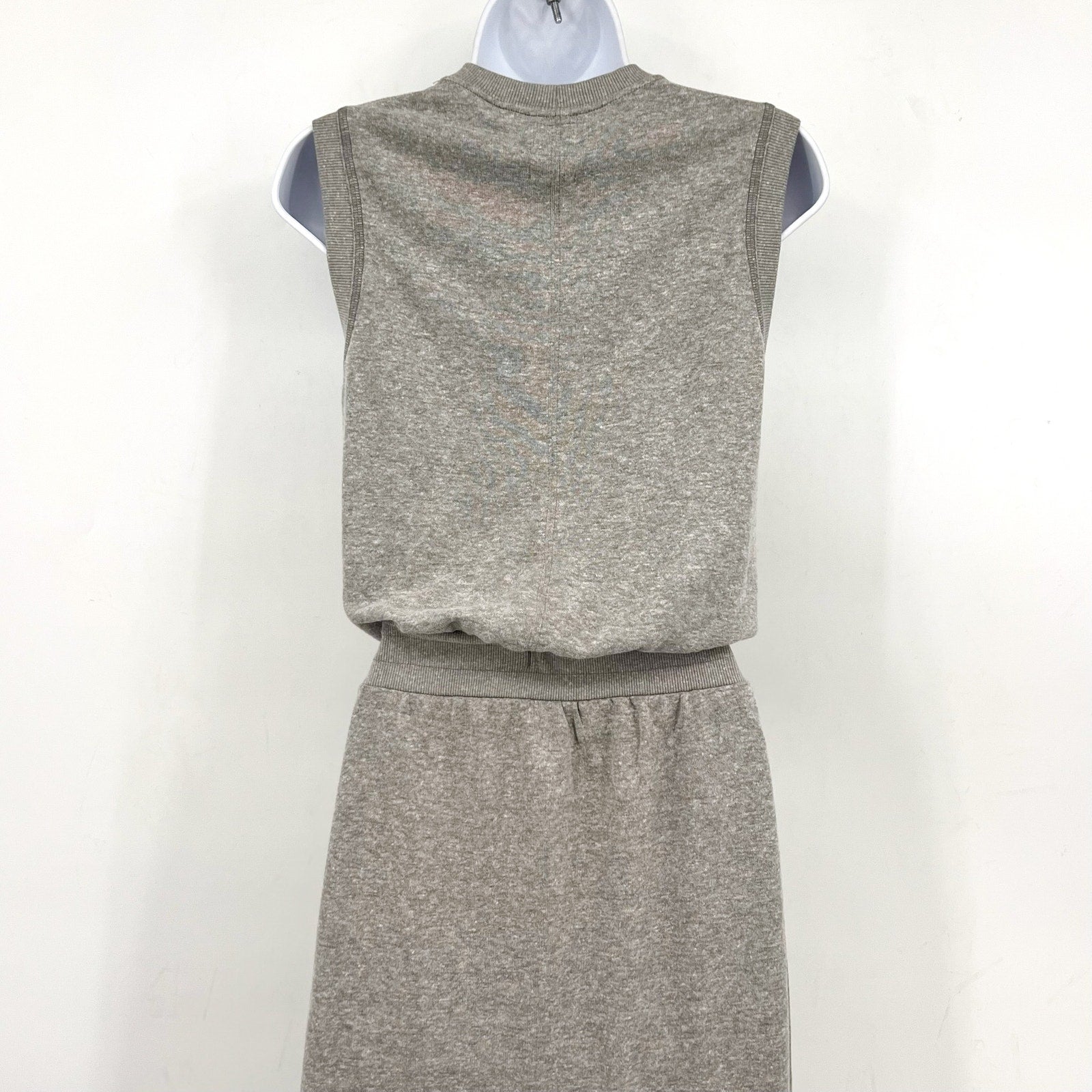 PRANA Women's Cozy Up Beach Hopper Dress Large Heather Grey Sleeveless NWT