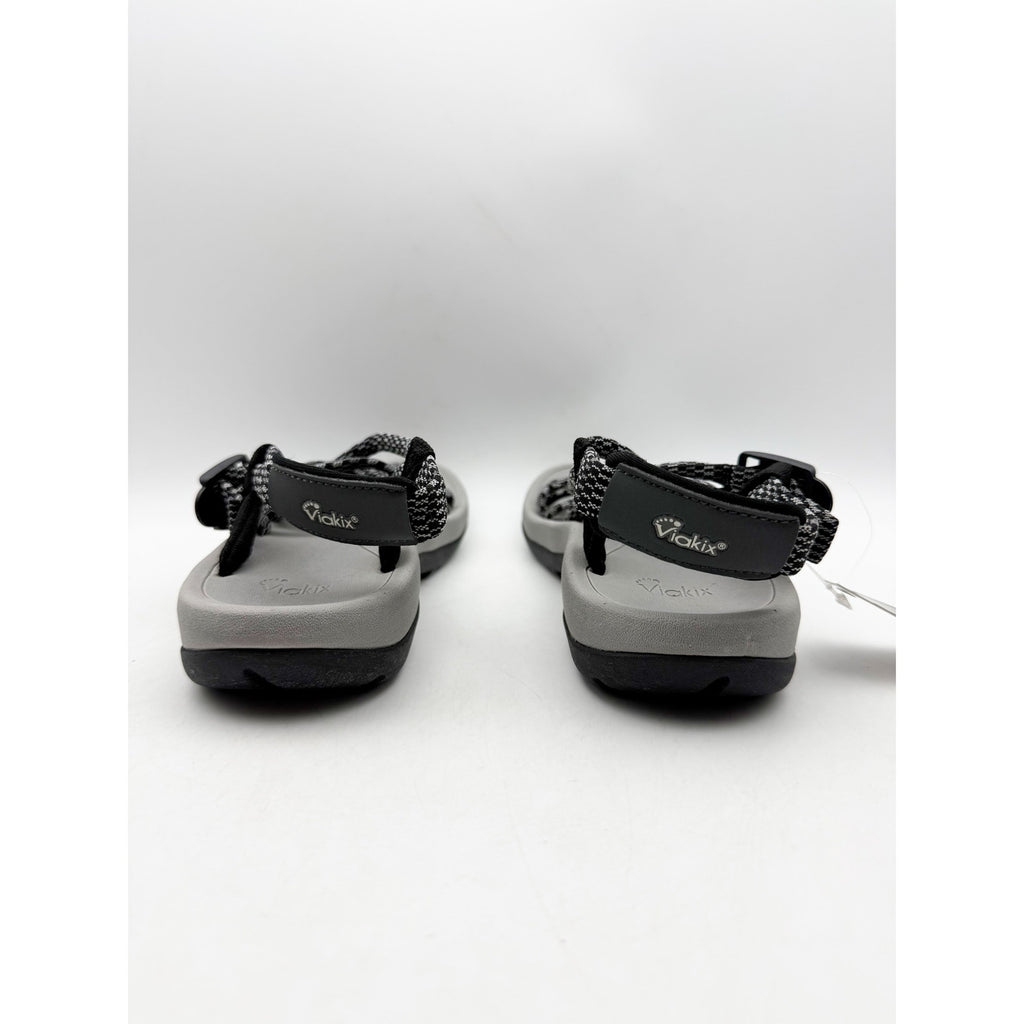 Viakix Womens Siena Hiking Sandals US 6 EU 37 Black Grey Water Resistant NIB