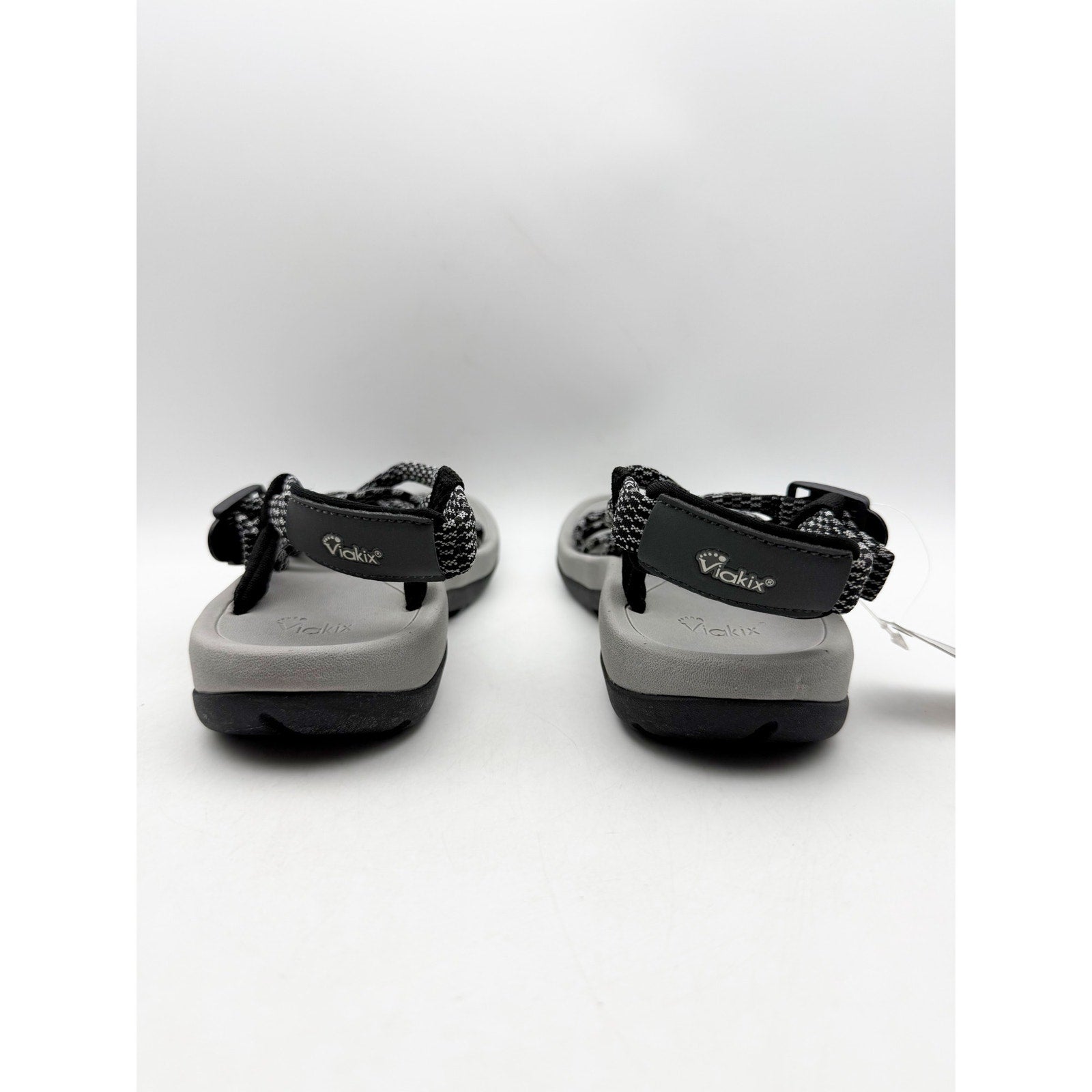 Viakix Womens Siena Hiking Sandals US 6 EU 37 Black Grey Water Resistant NIB