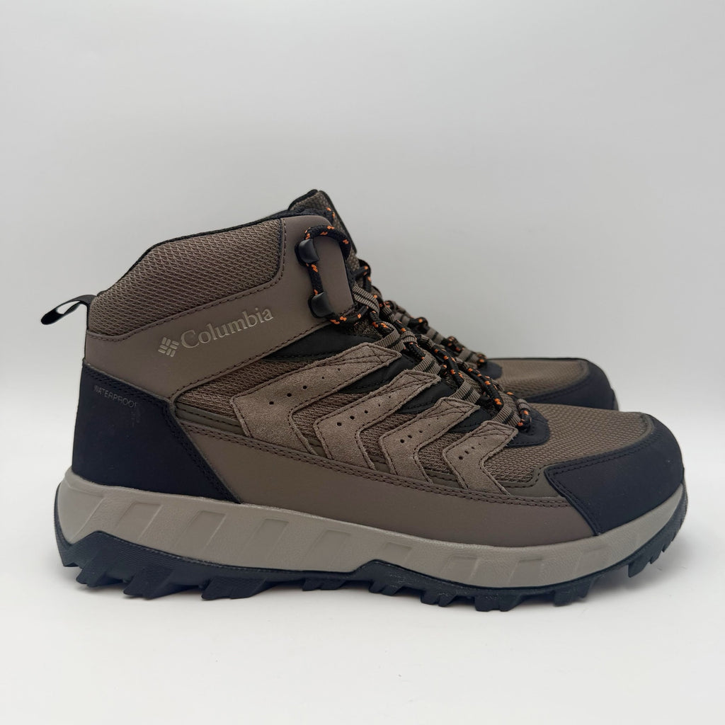 Columbia Mens Strata Trail Mid Hiking Boots Size 10 Brown Waterproof NWOB