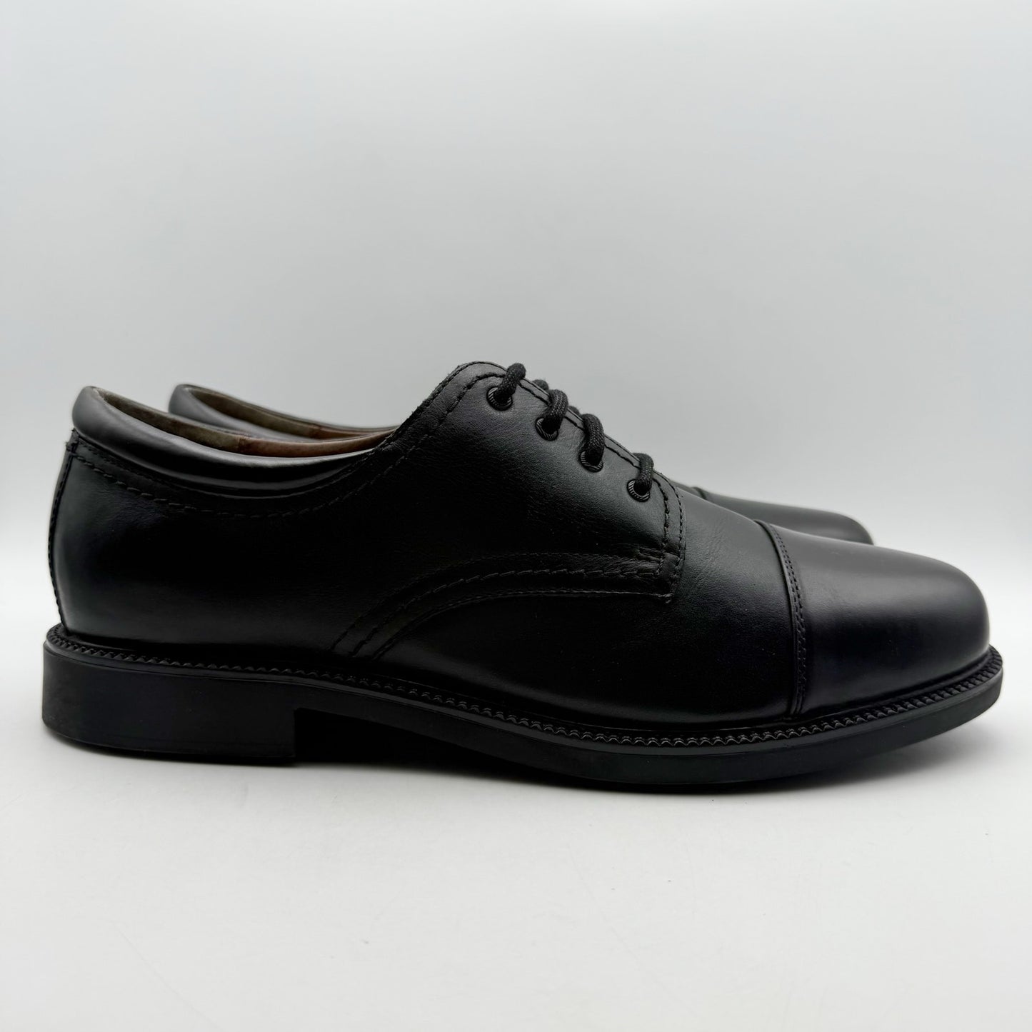Dockers Mens Gordon Cap Toe Oxford Shoes US 14 M EU 48 Black Leather NIB
