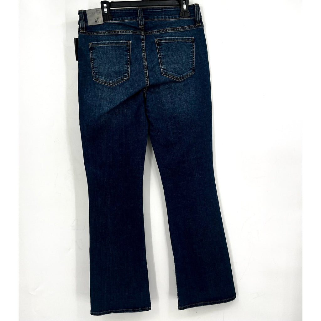KUT FROM THE KLOTH Womens Natalie High Rise Bootcut Jean Size 10 Blue Allied NWT