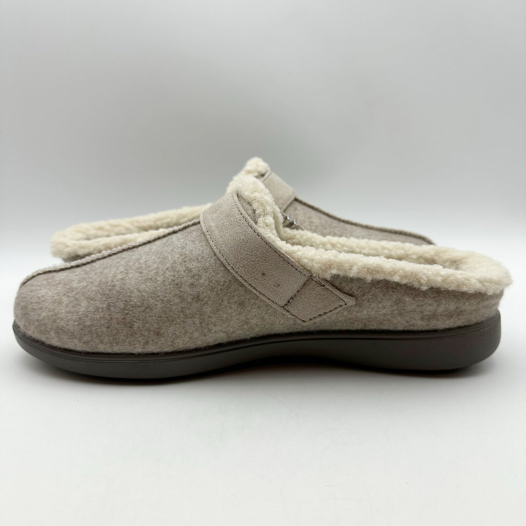 Bzees Womens Eternity Mules Size 6 M EU 36 Beige Taupe Slip On NIB