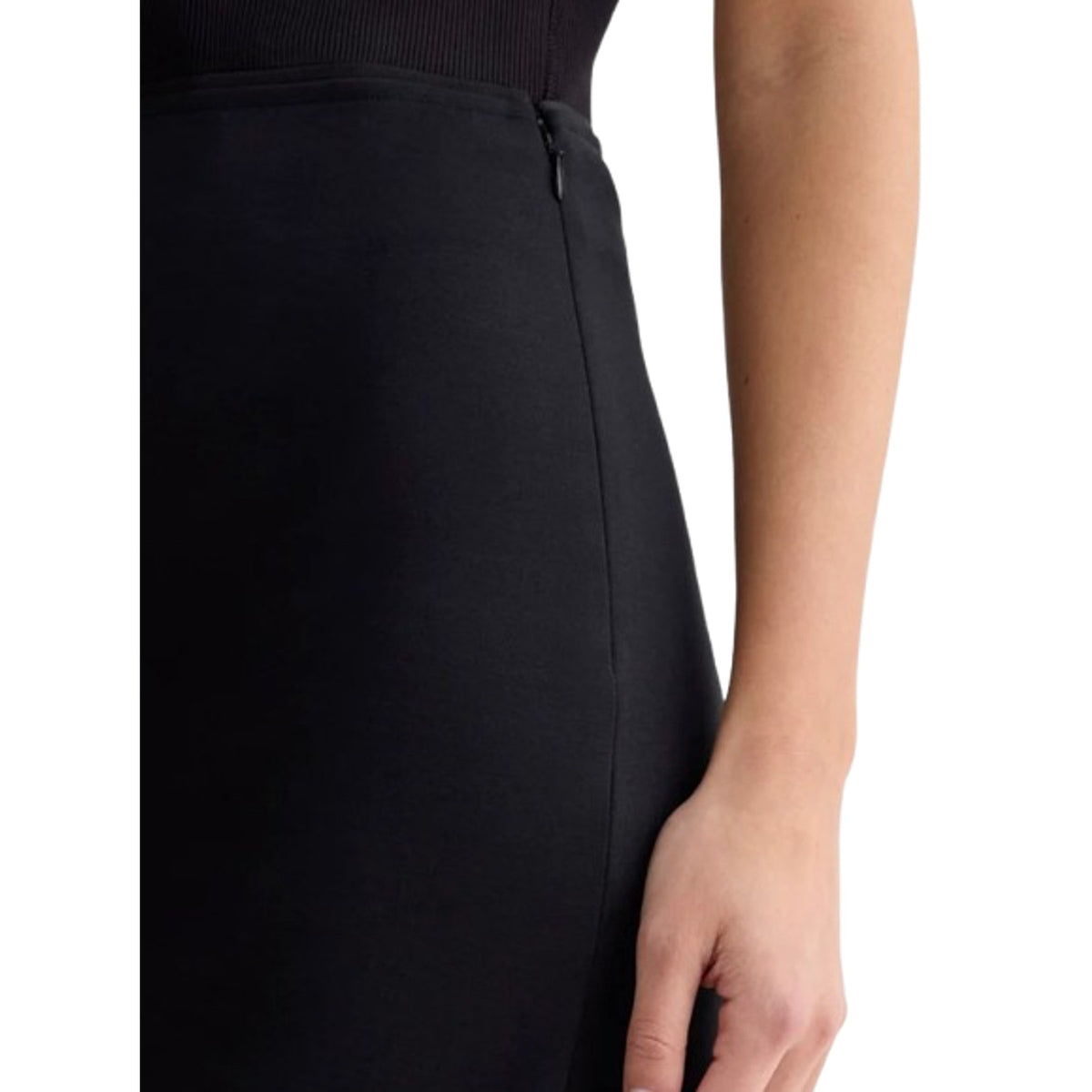 EVERLANE Women's The Dream Maxi Skirt XXS Black Stretch High Waisted NWT