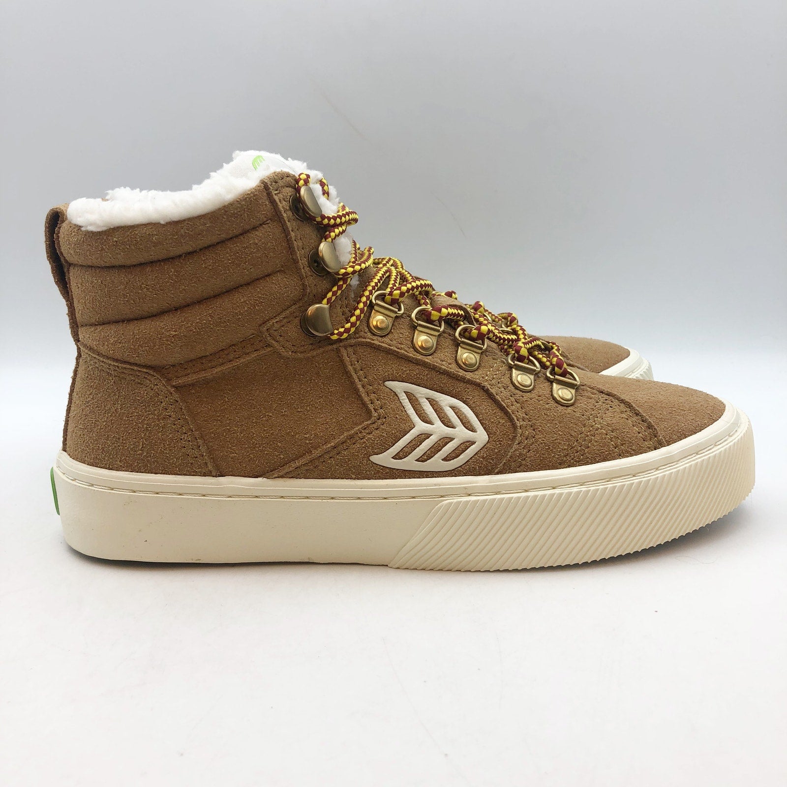 Cariuma Womens CATURI High Top Boots Size 6.5 Brown Suede Water Repellent NIB