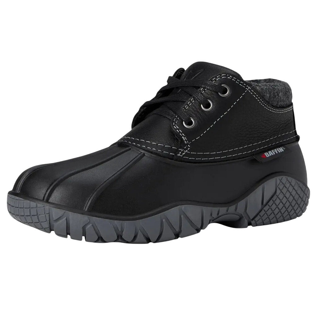 Baffin Womens Whitetail ll Ankle Sneakers US 9 EU 39 Black Leather Insulated NIB