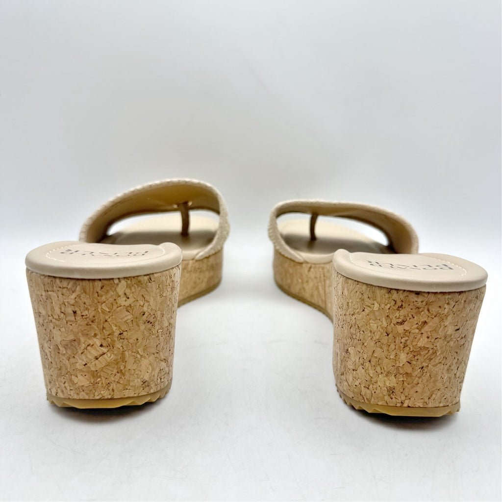 Donald Pliner Womens Silli Wedge Sandal Size 9.5 M Tan Jute NWOB