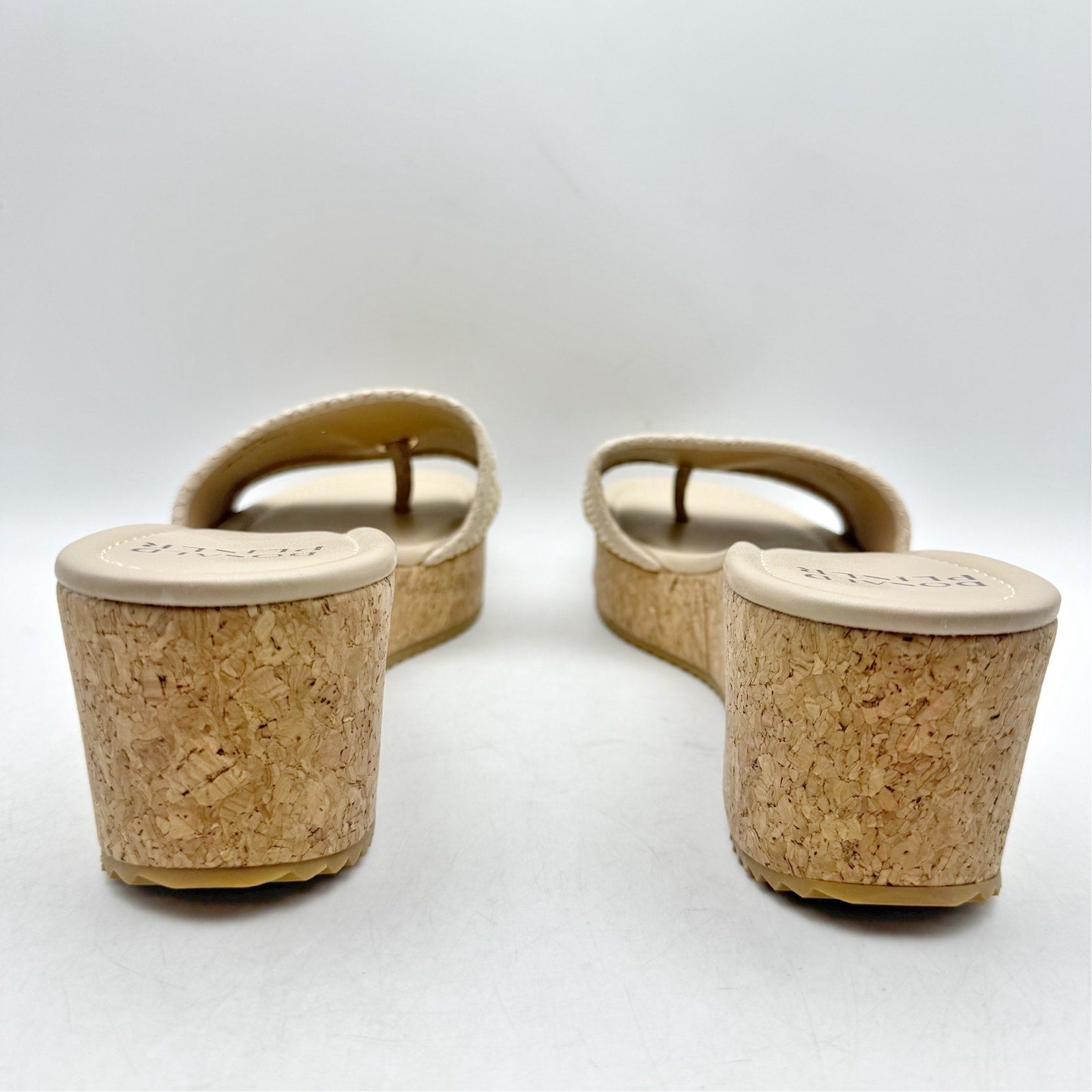 Donald Pliner Womens Silli Wedge Sandal Size 9.5 M Tan Jute NWOB